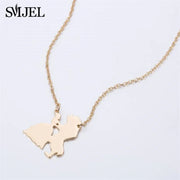 2025 New Movie Jewelry Beauty and the Beast Necklace for Women Prince Princess Pendant Necklaces Lover Accessories Gifts