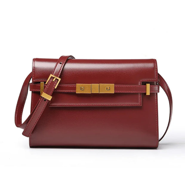Manhattan handbag,  retro high-end feeling, underarm mailman baguette bag