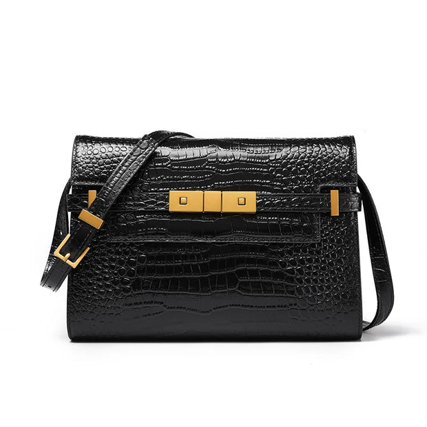Manhattan handbag,  retro high-end feeling, underarm mailman baguette bag