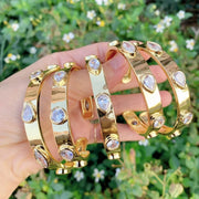 5Pcs Crystal bangle Jewelry Elegant Metal bangle jewelry fashion bangle for women jewelry Bangle  jewelry 51453