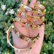 5Pcs Crystal bangle Jewelry Elegant Metal bangle jewelry fashion bangle for women jewelry Bangle  jewelry 51453