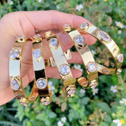 5Pcs Crystal bangle Jewelry Elegant Metal bangle jewelry fashion bangle for women jewelry Bangle  jewelry 51453