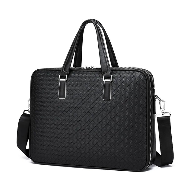 A men's handbag, large capacity business backpack, shoulder bag that can hold laptops, tablets, and a handbag