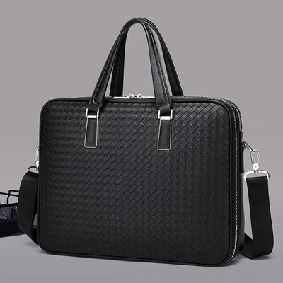 A men's handbag, large capacity business backpack, shoulder bag that can hold laptops, tablets, and a handbag